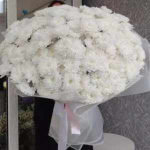 Букет из 51 кустовой хризантемы