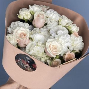 Букет микс "снежок"